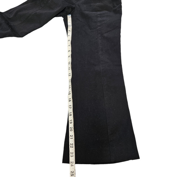 Boden Bi-Stretch Crop Flare Trousers In Black - Picture 8 of 9